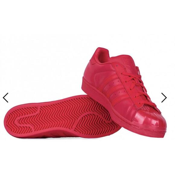 Red Adidas Super Star Gloss sneakers - Picture 3 of 7